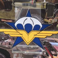 Ecusson militaire du  1° RCP  -  Hauteur 75 mm  Largeur : 120 mm  à coudre ou à coller au fer