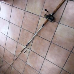 Lancer lourd avec moulinet Black Pearl avec tresse