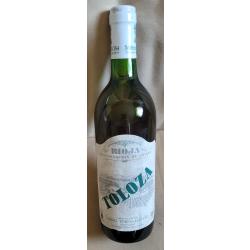 Vin Espagnol RIOJA TOLOZA (1990)