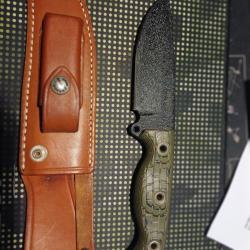 Couteau Busse modrle honey badger avec etui cuir randall