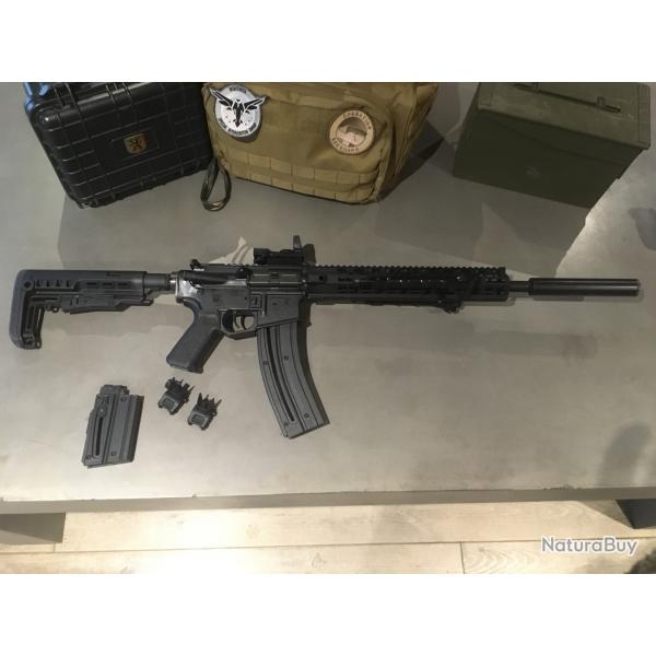 Hammerli TAC + rducteur de son + chargeur 30 + Red dot.