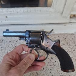 Très rare revolver William Tranter 1868 Anglais à percussion centrale calibre 380 .