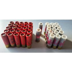 Lot 42 Cartouches fusil chevrotine calibre 16 d'époque