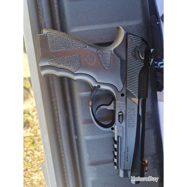 Pistolet  bille d'acier 4,5joules co2Rplique beretta