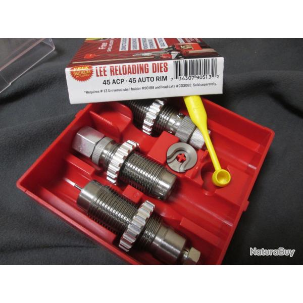 Jeu de 3 outils en 45 ACP de LEE