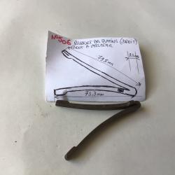 VENDU PAR LE-CUIRASSIER N°506  RESSORT DE PLATINE DROITE POUR FUSIL BRUT À AJUSTER