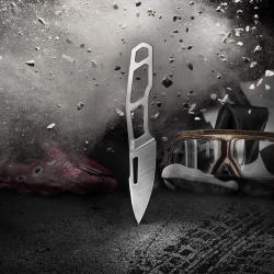 Speed Demon TRC Elmax Satin - EDC / Neck Knife ultraléger