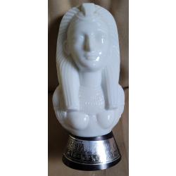 Liqueur de Sinuh&eacute; (Espagne) - Buste de Cl&eacute;op&acirc;tre BLANC