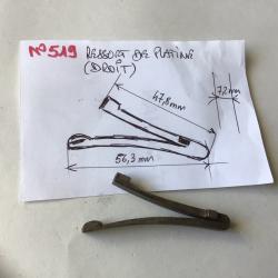 VENDU PAR LE-CUIRASSIER N°519 RESSORT DE PLATINE DROITE POUR FUSIL