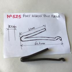 VENDU PAR LE-CUIRASSIER N°525 RESSORT DE PLATINE POUR FUSIL