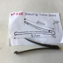 VENDU PAR LE-CUIRASSIER N°528 RESSORT DE PLATINE DROITE POUR FUSIL