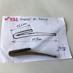 VENDU PAR LE-CUIRASSIER N°532 RESSORT DE PLATINE POUR FUSIL