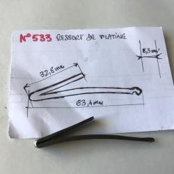 VENDU PAR LE-CUIRASSIER N°533 RESSORT DE PLATINE POUR FUSIL