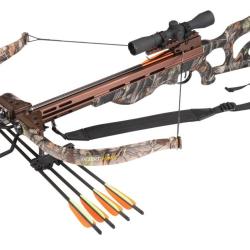 Kit Arbalète Desert Hawk EK Archery Recurve G1 Camo 225 LBS