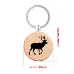 Porte clé CERF personnalisée Motif cerf