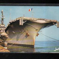 le porte-avions foch cpm 4414