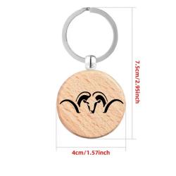 Porte clé personnalisée au choix motif tête de bélier.A