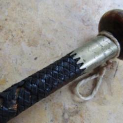 CANNE DE MARCHE berger MAKILA BASQUE d&eacute;montable (dard int&eacute;rieur)  Pyr&eacute;n&eacute;es  corne XIX&deg;s 92cm Makhila