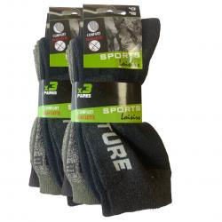 LOT DE 6 PAIRES DE CHAUSSETTES NATURE bf