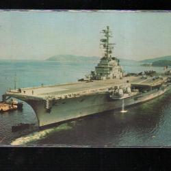 le porte-avions cl&eacute;menceau cpm 3925