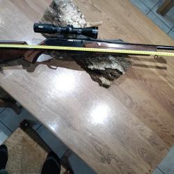 Carabine semi automatique Browning 270 wsm montage pivotant E.A.W et lunette Tasco Titan 1,5-6x42