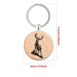 Porte clé passion chasse idées cadeaux original Noël fêtes des pères anniversaire ect recto/verso z3