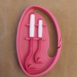 Ensemble de crochets à tique "Tick Twister" avec ClipBox - rouge