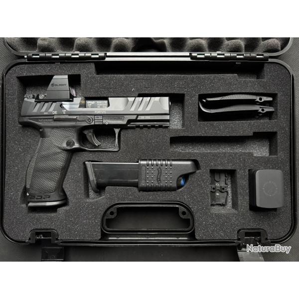 WALTHER PDP full size 4.5 gen.2 + viseur point rouge OSIGHT + holster Kydex IWB