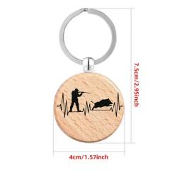 Porte clé pulsions sanglier idées cadeaux original Noël fêtes des pères anniversaire recto/verso z4