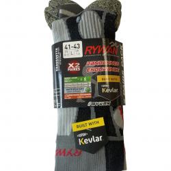LOT DE 2 PAIRES DE CHAUSSETTES ADVENTURE KEVLAR