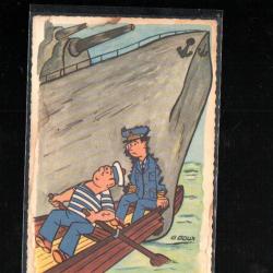 marine militaire humoristique cpa 2743