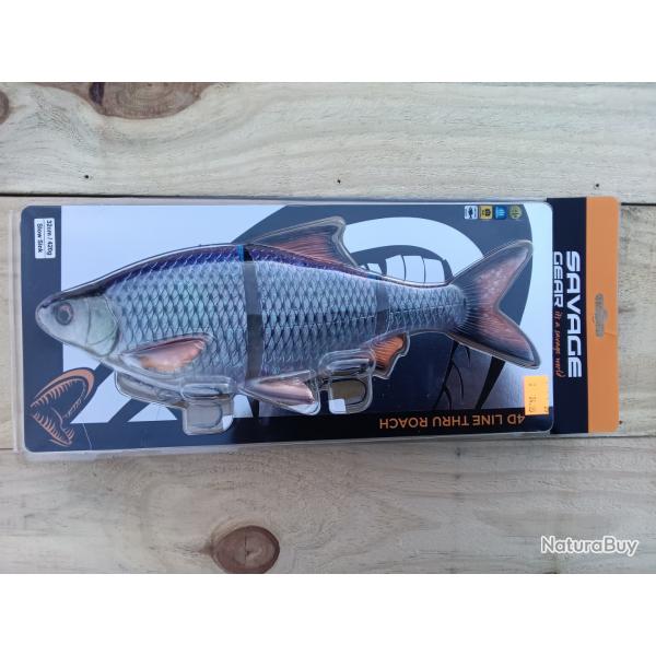 Lot 5 leurres Savage Gear 3D LT Roach 32cm 420g