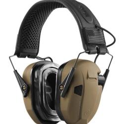CASQUE ANTI-BRUIT ELECTRONIQUE SAVIOR APOLLO FLAT DARK EARTH / TAN