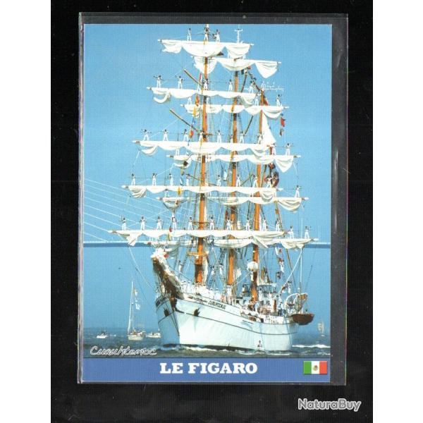 les grands voiliers cuauhtemoc mexique  3 mats barque cpm1975 navire cole