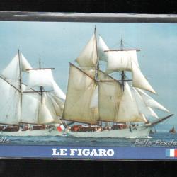 les grands voiliers étoile et belle poule france  cpm1977 navire école