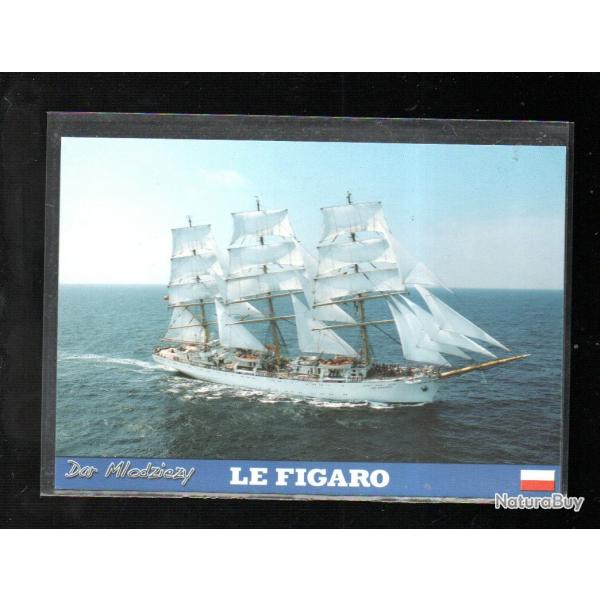 les grands voiliers dar mlodziezy pologne  cpm1978 navire cole