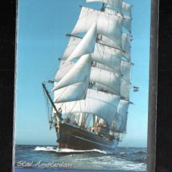 les grands voiliers stad amsterdam hollande cpm1970 navire école