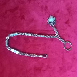 chaine de montre gousset &eacute;poque victorienne