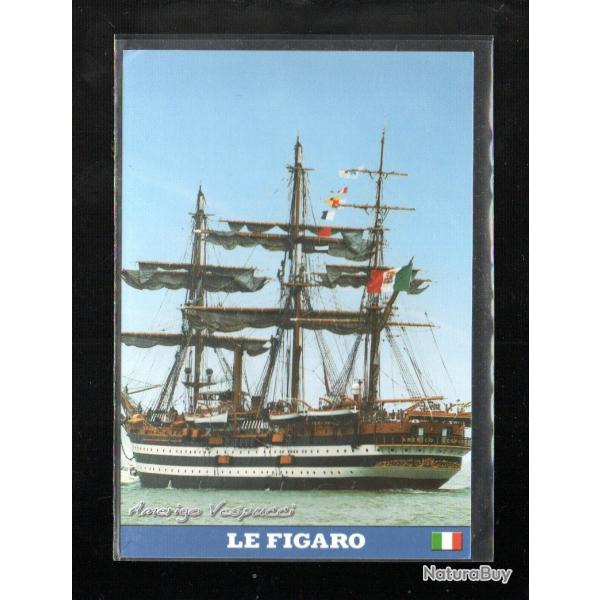 les grands voiliers amerigo vespucci italiel cpm 1974 navire cole