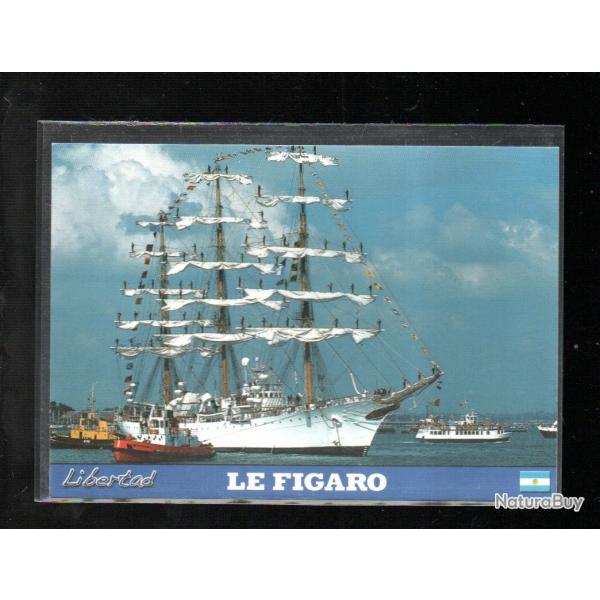 les grands voiliers libertad argentine cpm 1971 navire cole