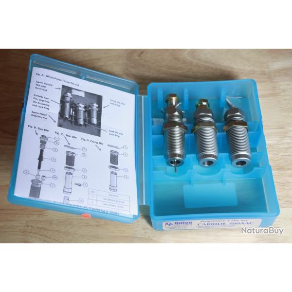 Jeux d'Outils Carbure Dillon .300 AAC Blackout