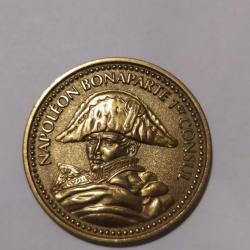 MEDAILLE JETON PERSONNAGE CELEBRE COMMEMORATIVE NAPOLEON BONAPARTE 1er CONSUL