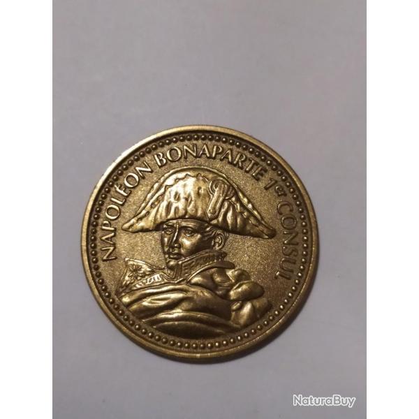 MEDAILLE JETON PERSONNAGE CELEBRE COMMEMORATIVE NAPOLEON BONAPARTE 1er CONSUL