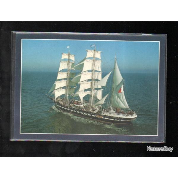 voilier cole trois mats barque belem cpm4977 navire cole