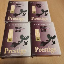 Lot de 4 boîtes de 10 cartouches MARY Prestige Calibre 20