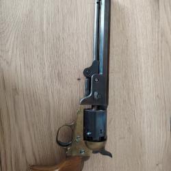 Revolver poudre noire type Colt 1851 Navy - réplique italienne Pietta - très bon étatCal36