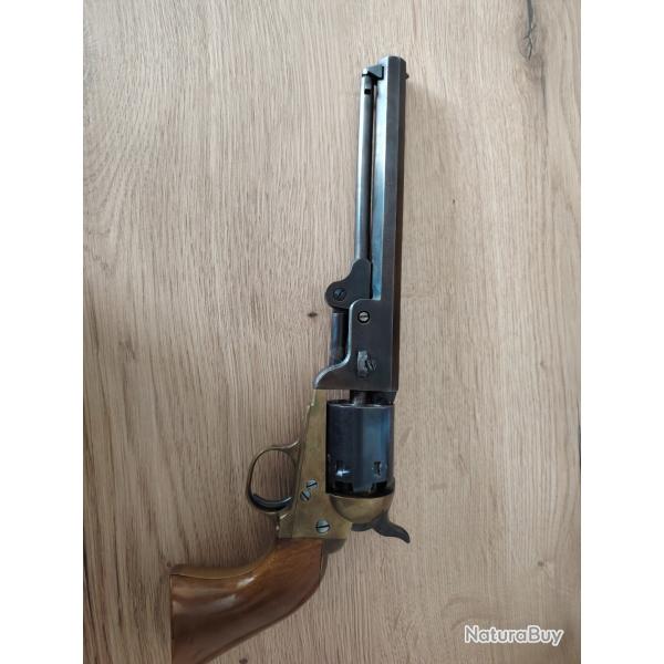 Revolver poudre noire type Colt 1851 Navy - rplique italienne Pietta - trs bon tatCal36