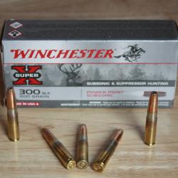 x29 Winchester Power Point Subsonic - CAL .300 blackout 200gr - 1 SANS RESERVE !!!