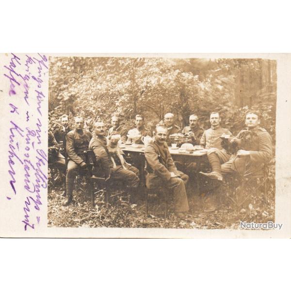CPA -Photo - Un Groupe Soldats Allemands - N4314