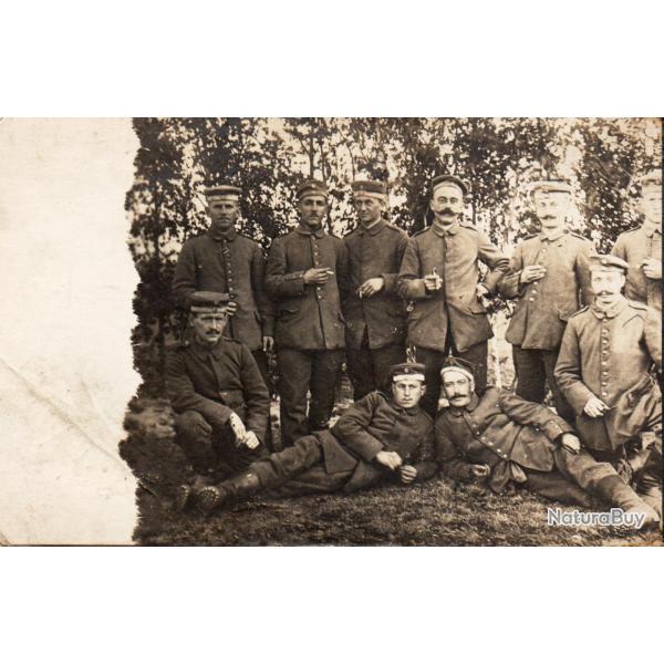 CPA -Photo - Un Groupe Soldats Allemands - N4316